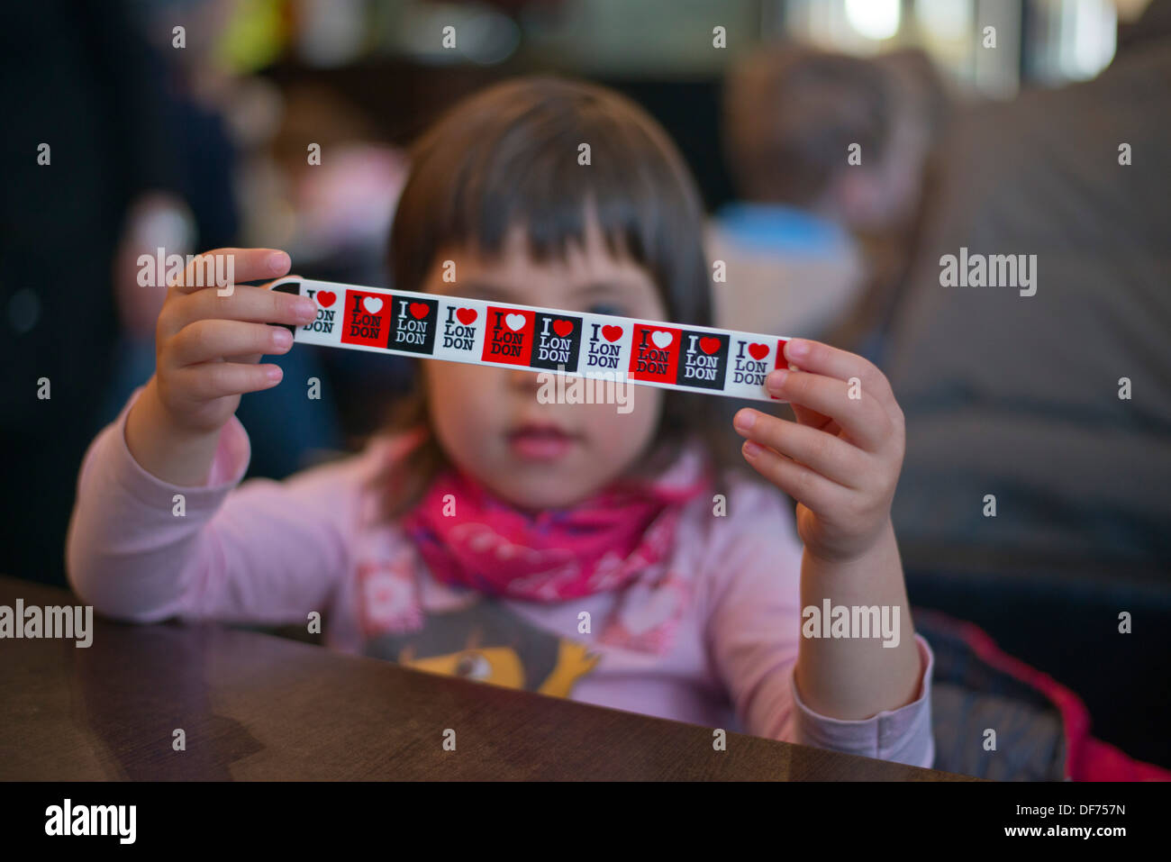 Europa, England, London, Mädchen, ich liebe London Stockfotografie Alamy