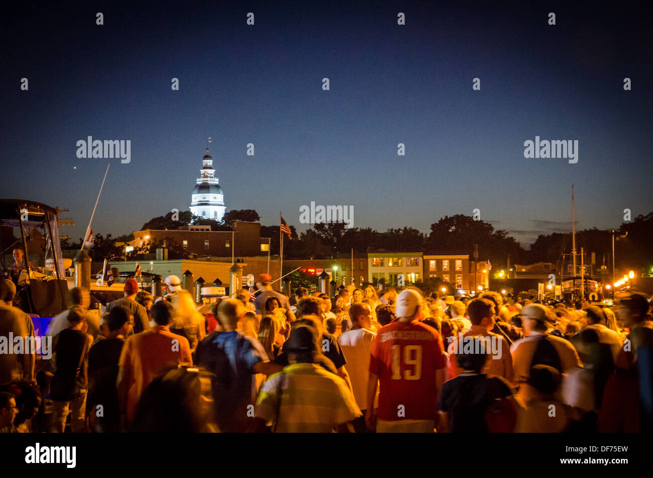 4. Juli-Massen in Annapolis Stockfoto