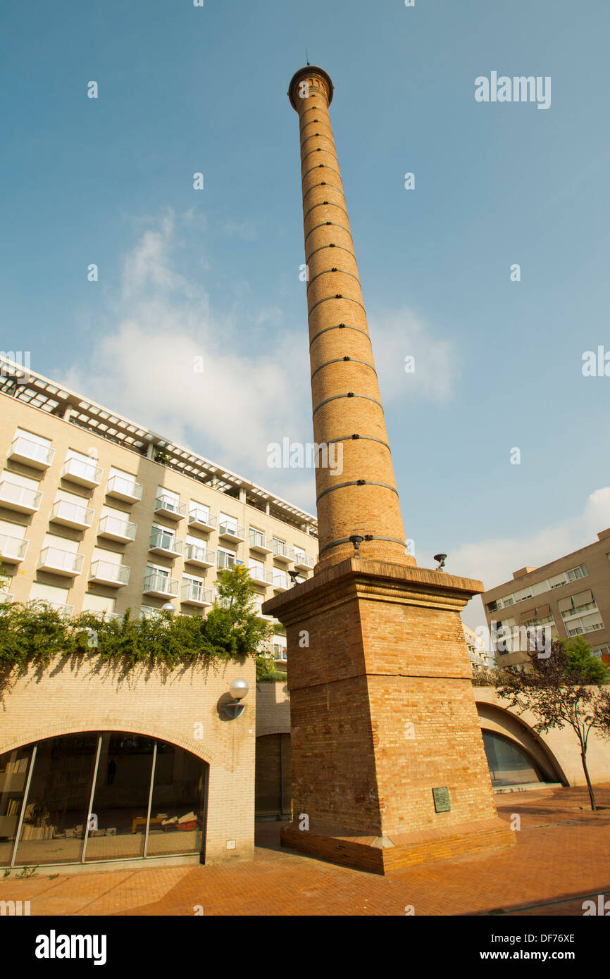 Europa, Spanien, Barcelona, können Folch Square Stockfoto
