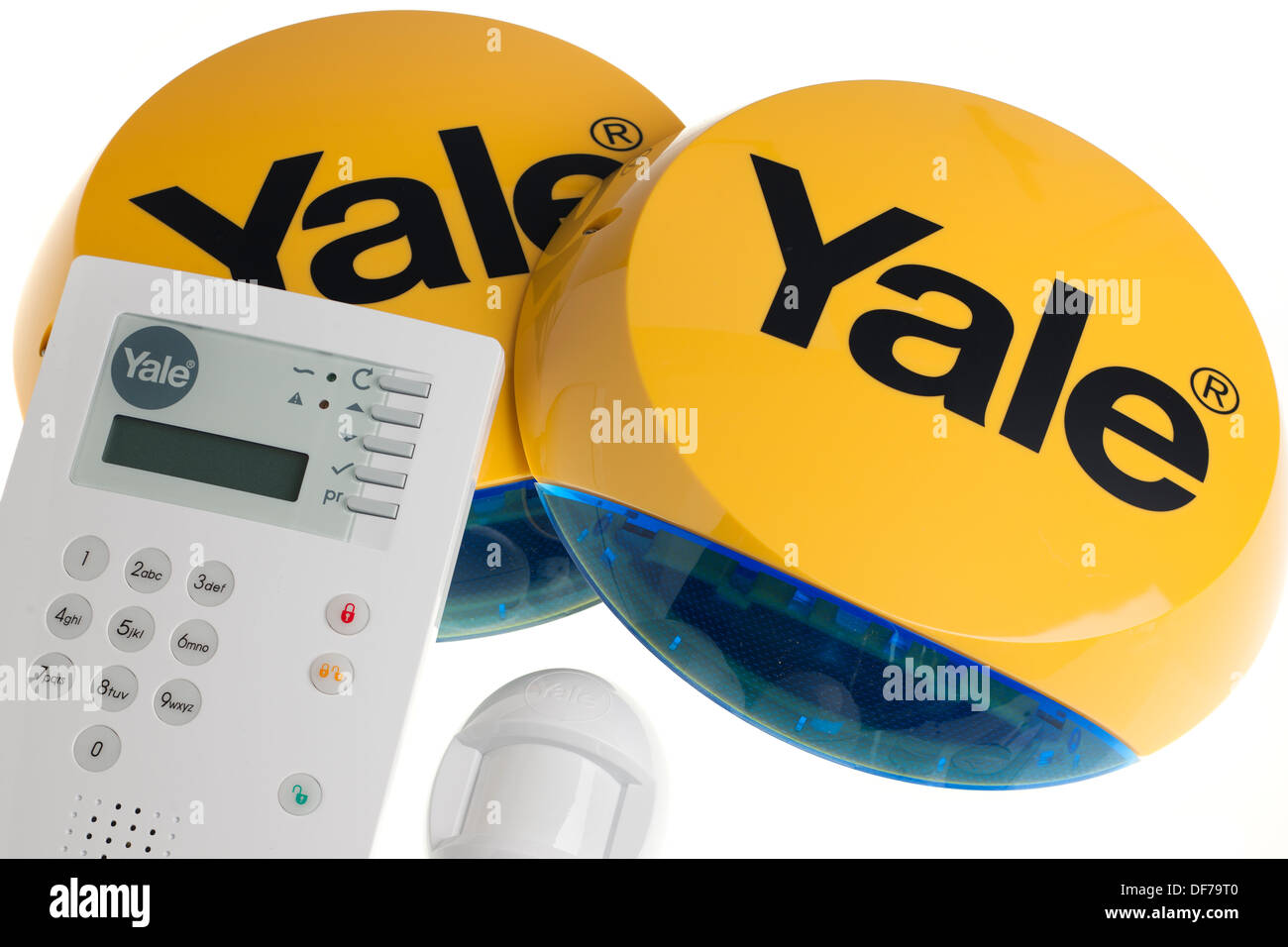 Yale Mobil Premium wireless-alarm Stockfoto