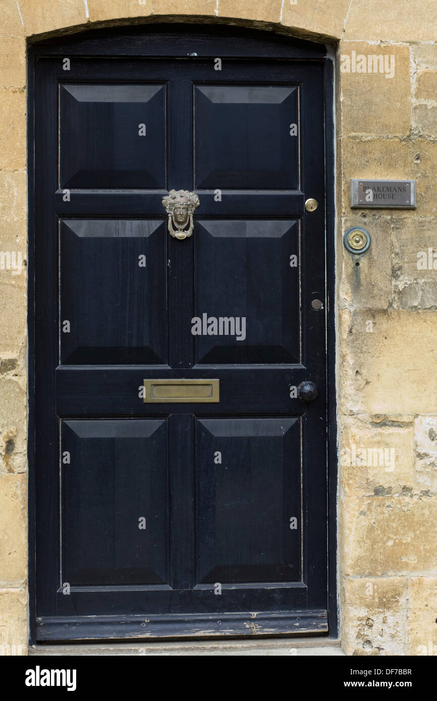 Stein auf dem Land in dem kleinen Markt Stadt von Chipping Campden Cotswold Bezirk von Gloucestershire, England Stockfoto