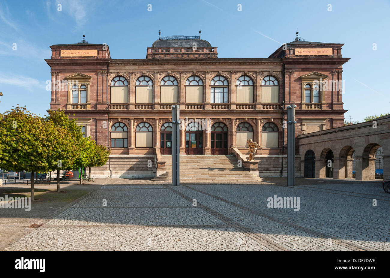 Neuen Museumsgebäude, 1869, für Kunst Ausstellungen, Weimar, Thüringen, Deutschland Stockfoto
