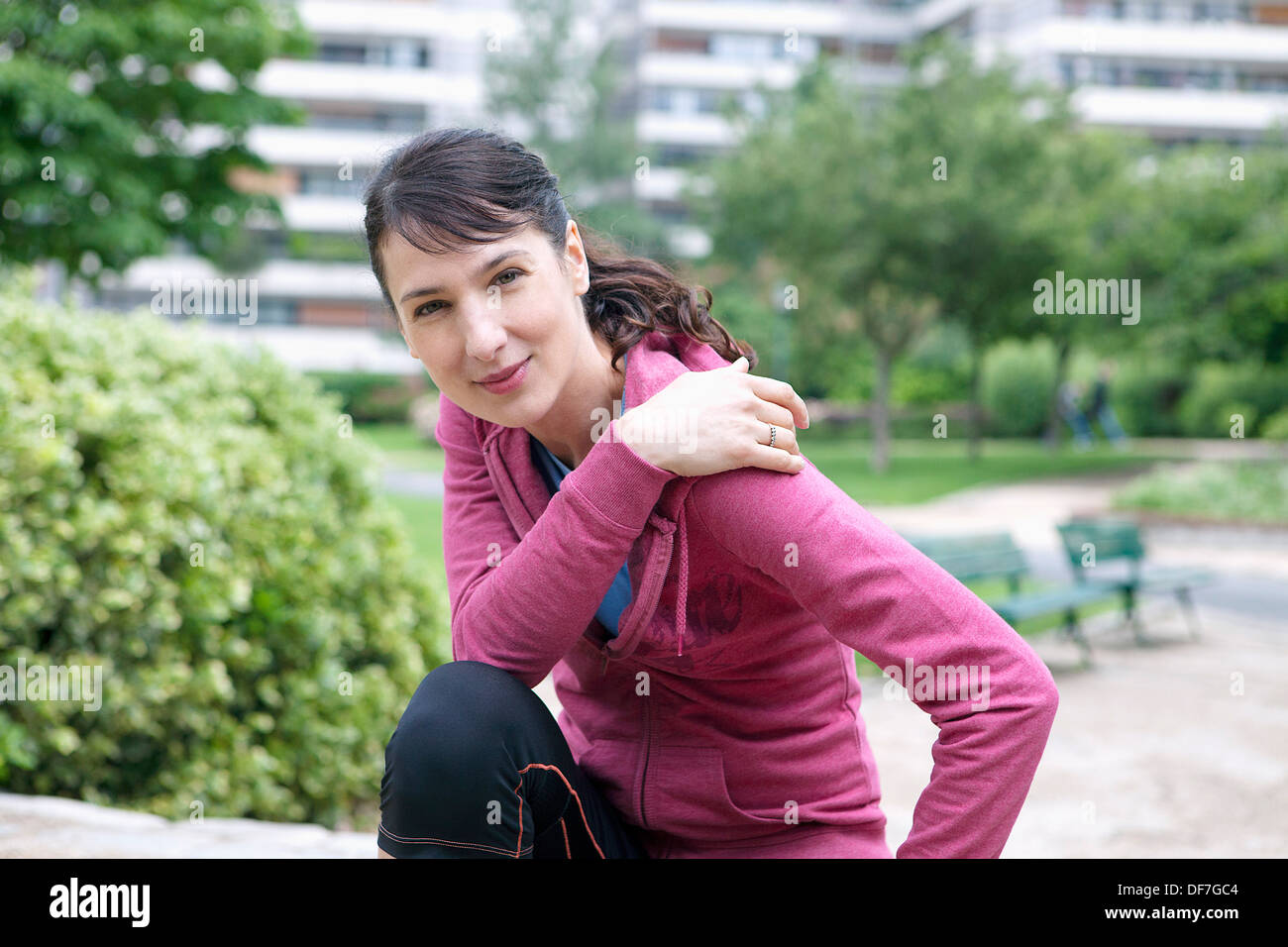 PORTRÄT EINER FRAU, 30/40 Stockfoto
