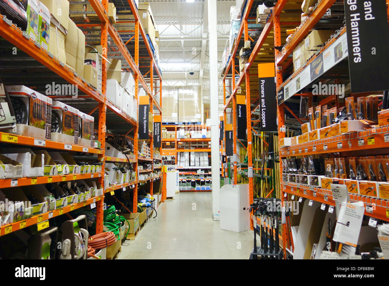 Home Depot Filiale In Toronto Kanada Stockfotografie Alamy