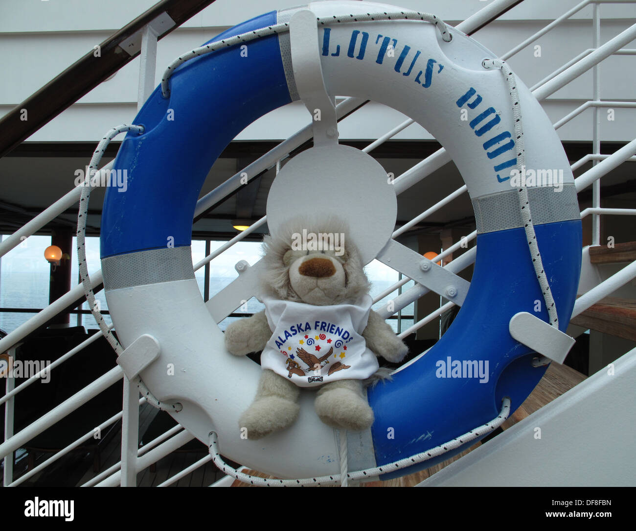 Eine Alaska-Kreuzfahrt. Stockfoto