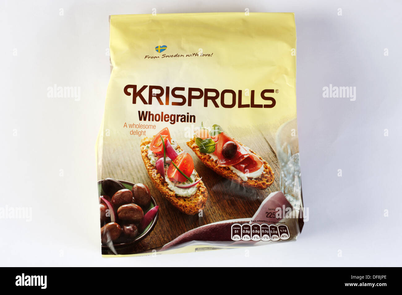 Wholegrain Krisprolls frische Brote Stockfoto
