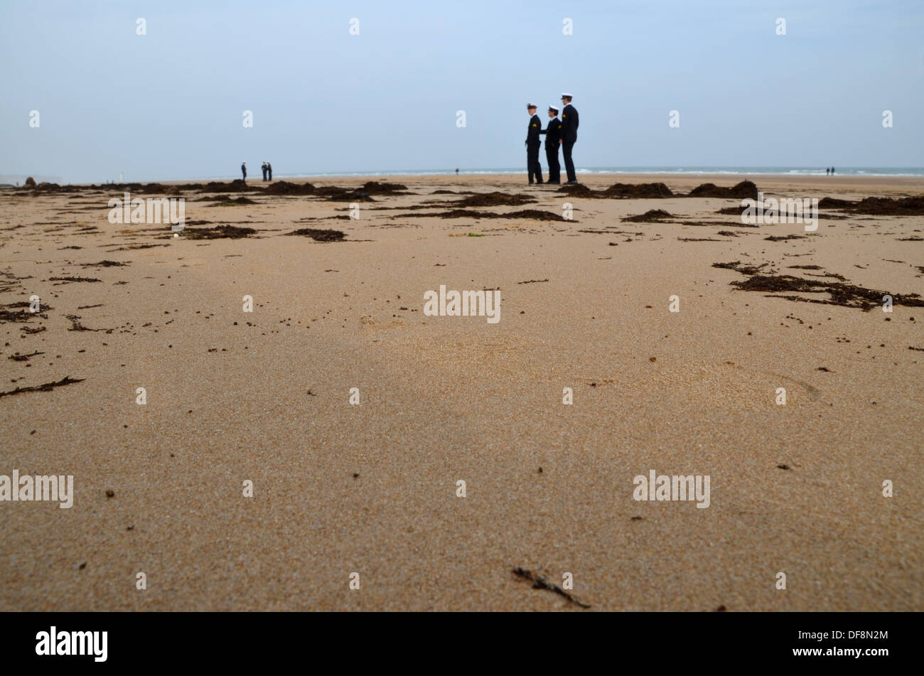 1944 d-Day in der Normandie, Omaha Beach. Stockfoto