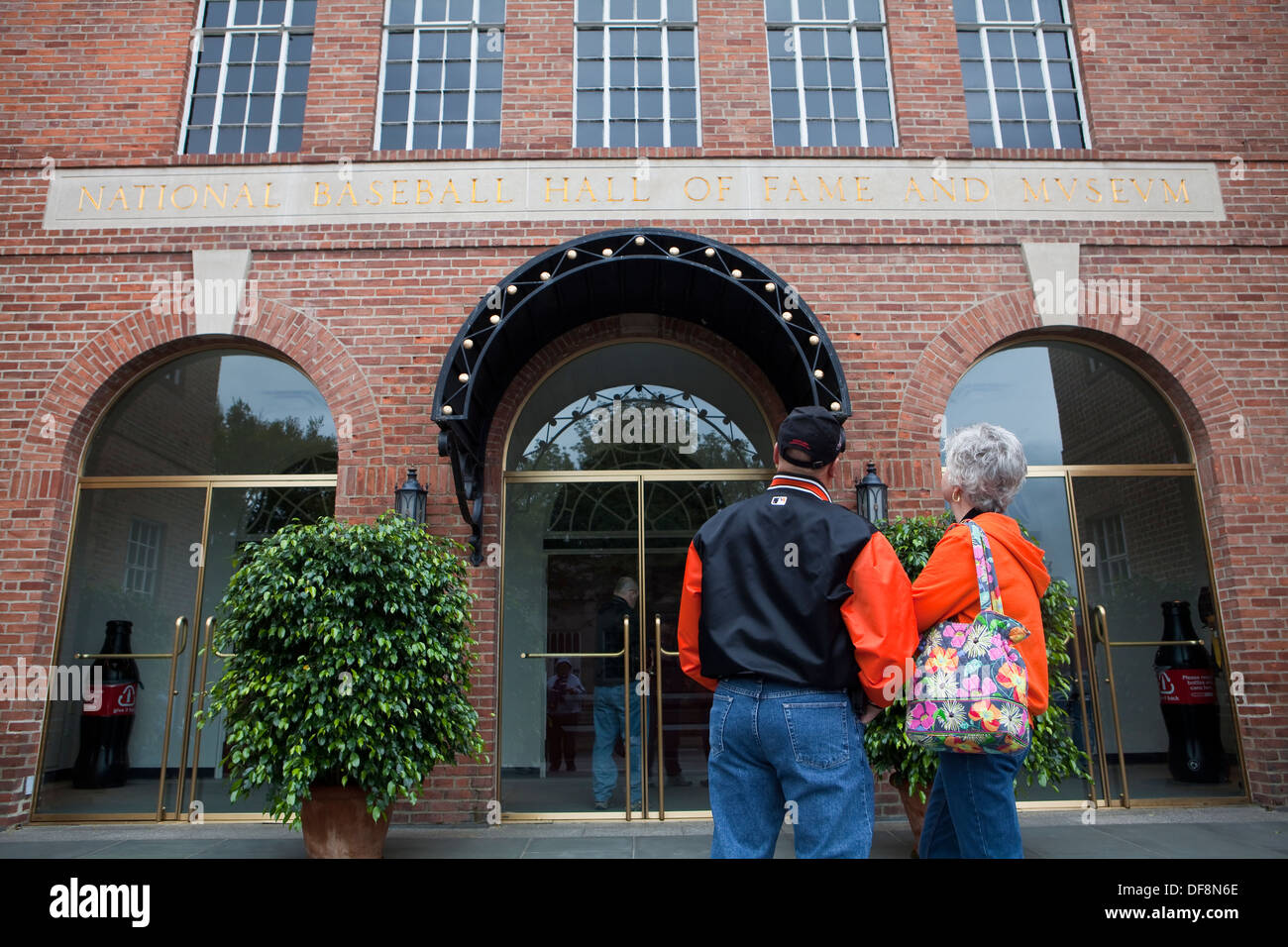 Das National Baseball Hall Of Fame and Museum ist in Cooperstown, New York abgebildet Stockfoto