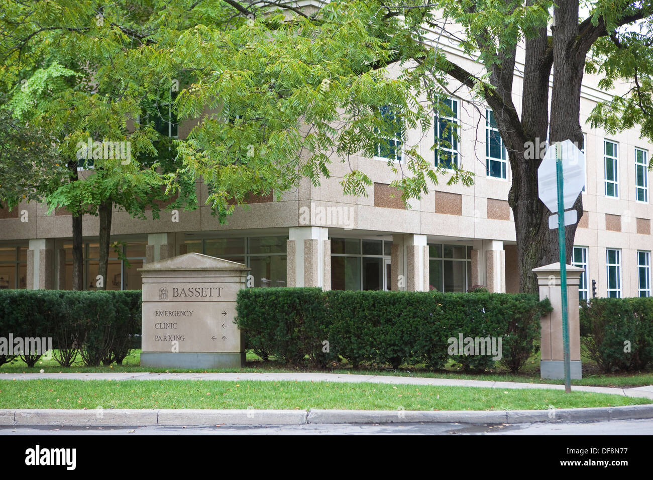 Bassett Healthcare Krankenhaus ist in Cooperstown, New York abgebildet. Stockfoto