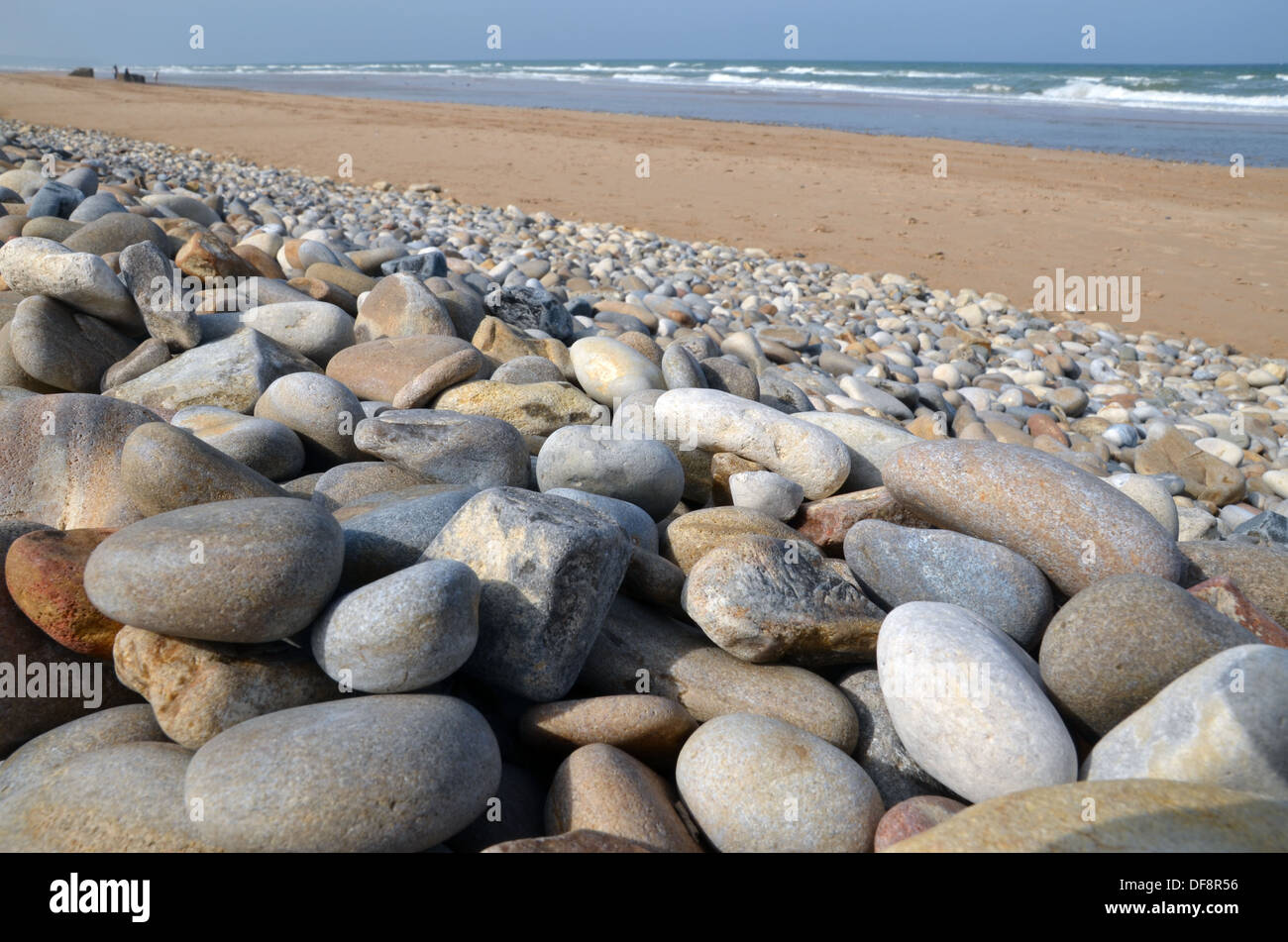 1944 d-Day in der Normandie: Omaha Beach. Stockfoto
