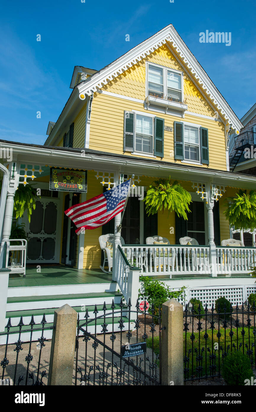 USA, New Jersey NJ NJ Cape May private viktorianischen Haus in der Altstadt Stockfoto