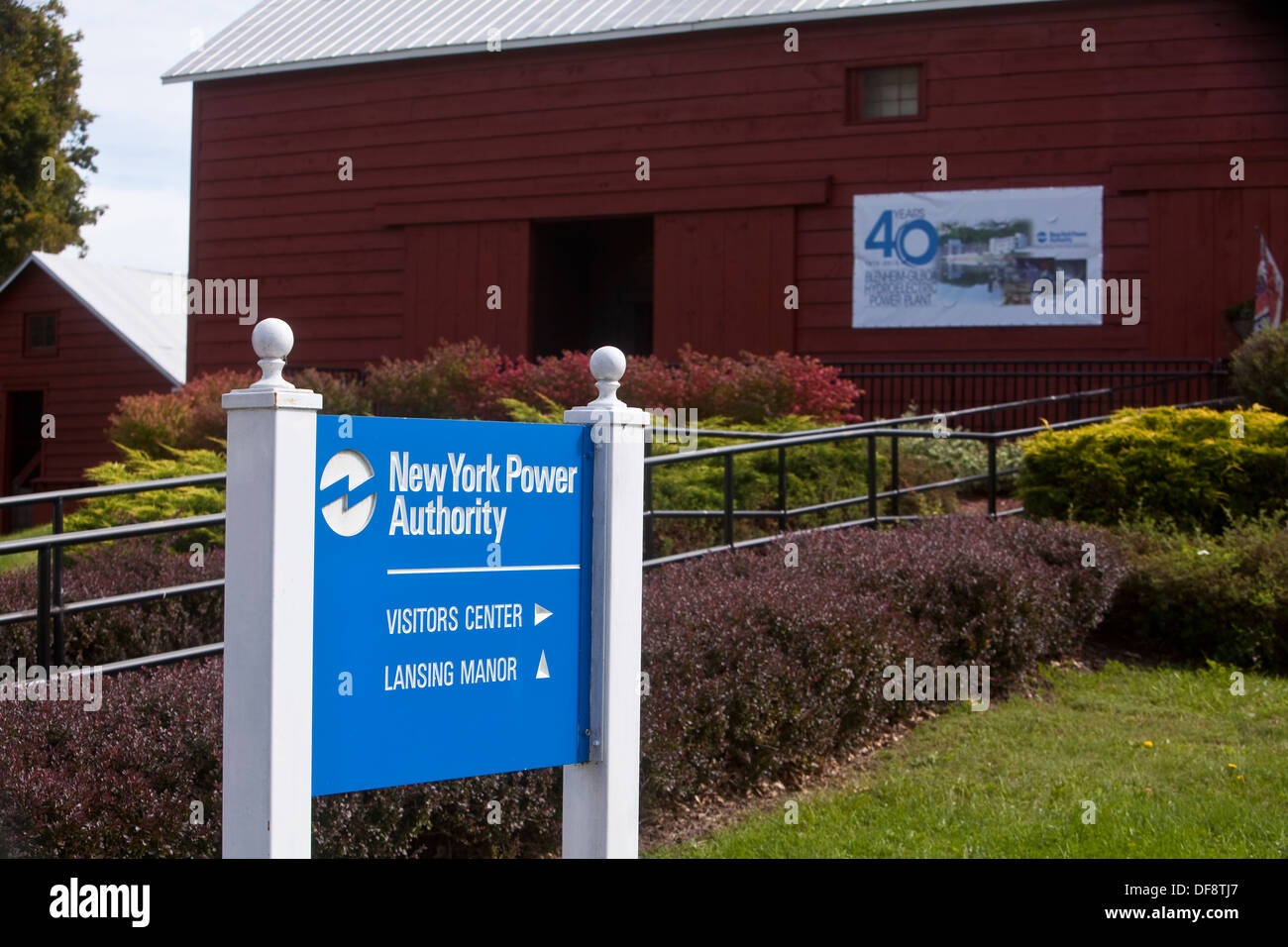 New York Power Authority Bienheim-Gilboa Pumpspeicher Power Project ist in North Blenheim, NY abgebildet. Stockfoto
