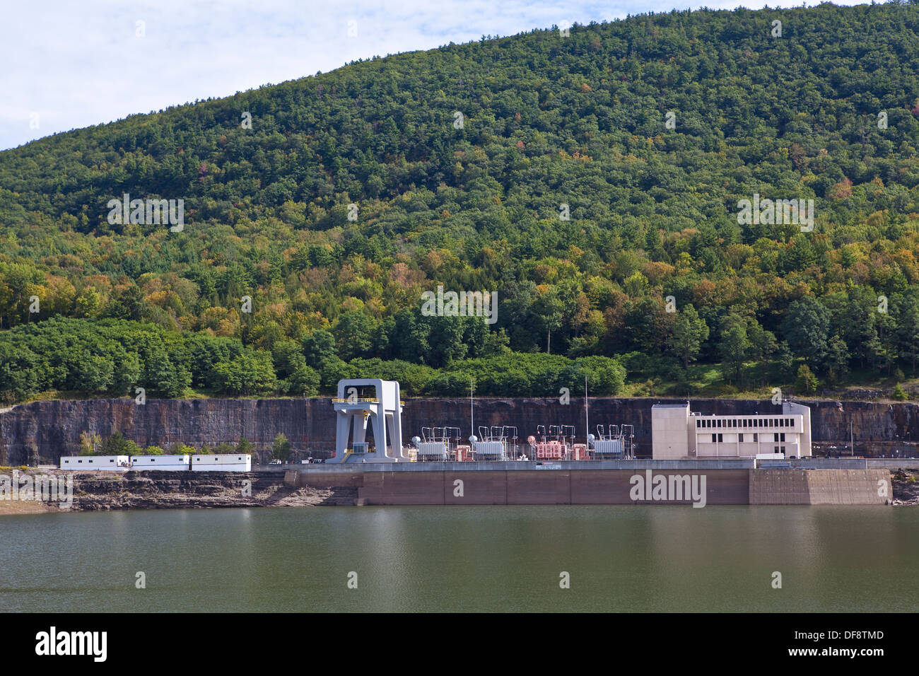 New York Power Authority Bienheim-Gilboa Pumpspeicher Power Project ist in North Blenheim, NY abgebildet. Stockfoto