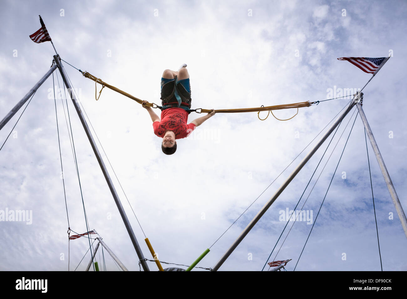 Lustige Fahrt für Kinder, große New York State Fair Stockfoto