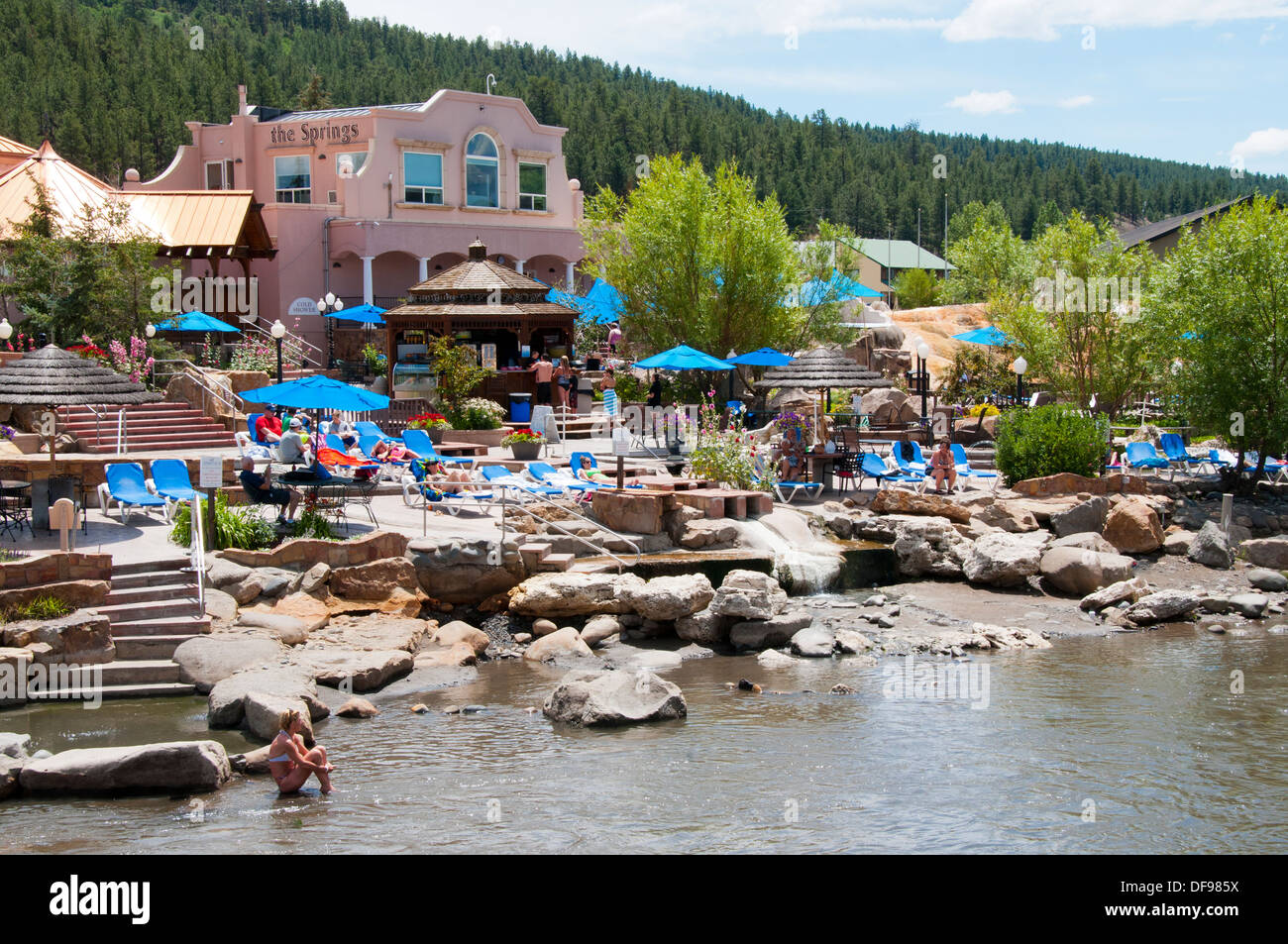 Pagosa Springs CO Stockfoto