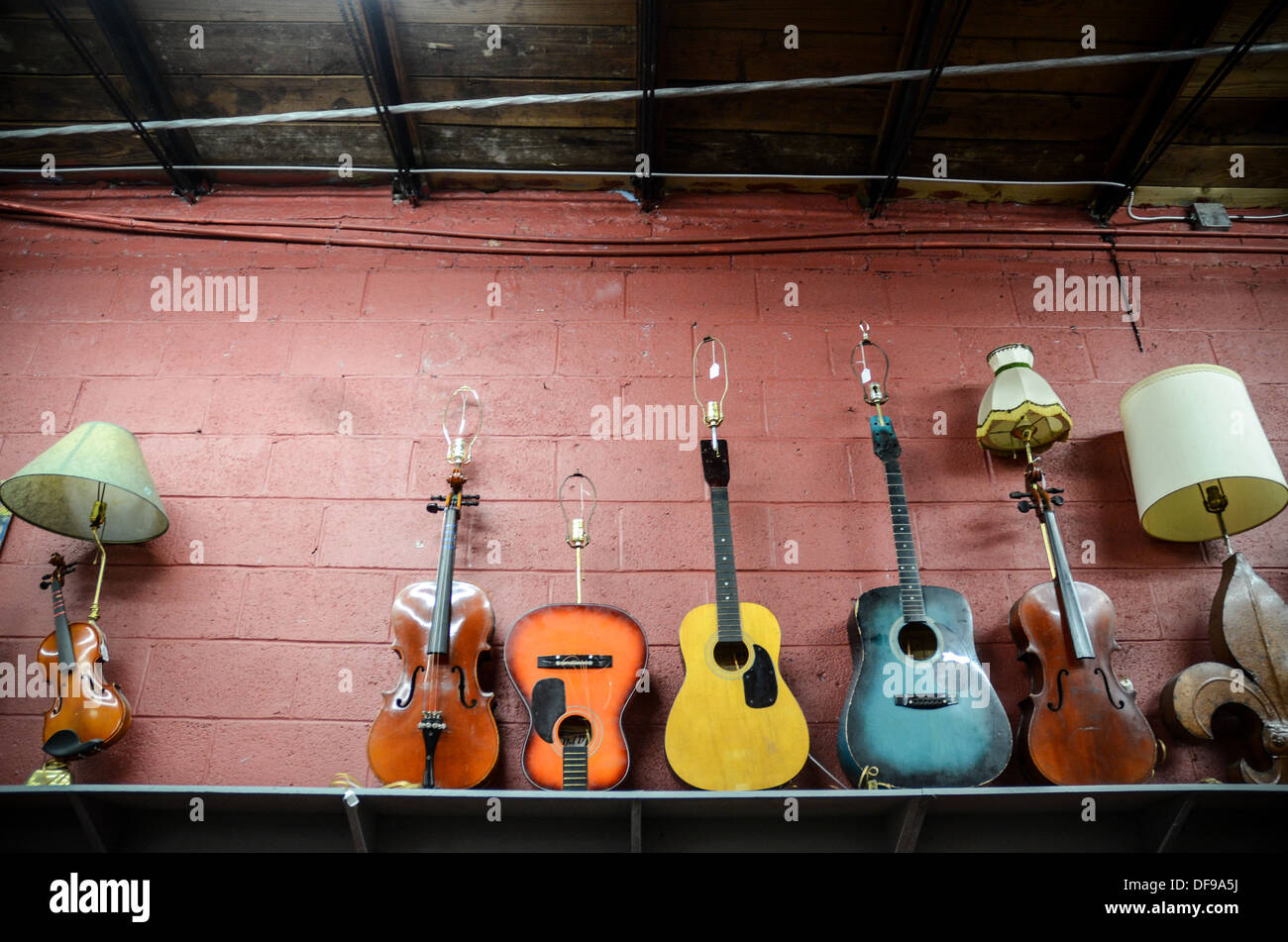 akustische Gitarren Stockfoto