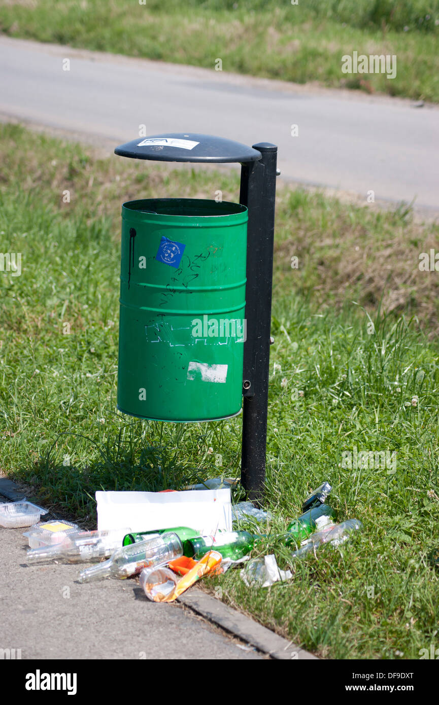 Abfallbehälter Stockfoto