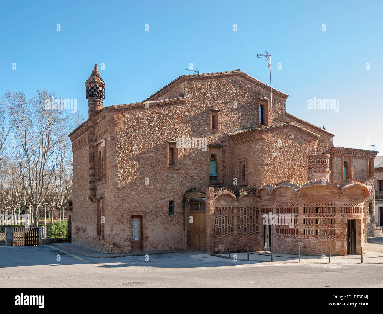 Colonia Güell, Katalonien, Spanien Stockfoto