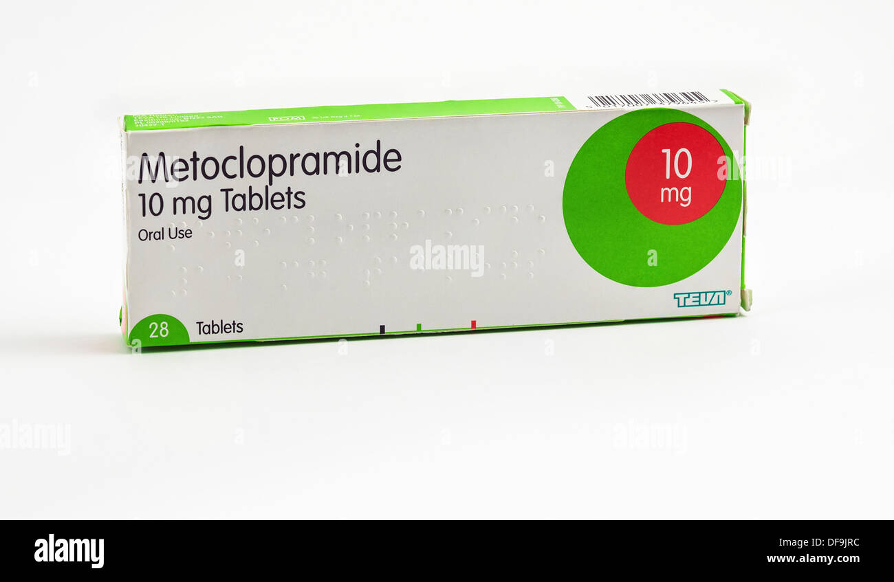 Metoclopramid Tabletten Stockfoto