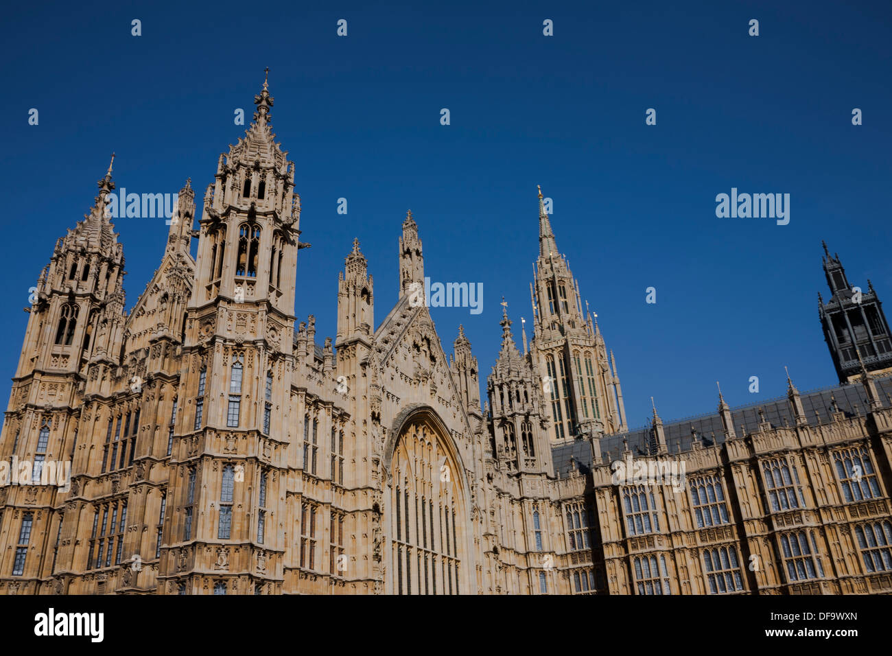 Häuser von Parlament, Westminster, London, UK, GB. Stockfoto