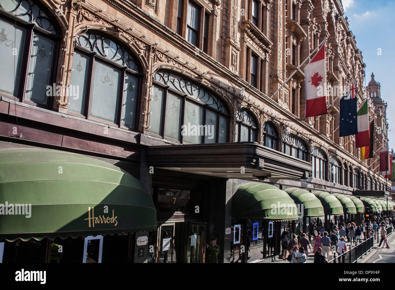 Abteilungen Kaufhaus Harrods, Knightsbridge, London, UK, GB. Stockfoto