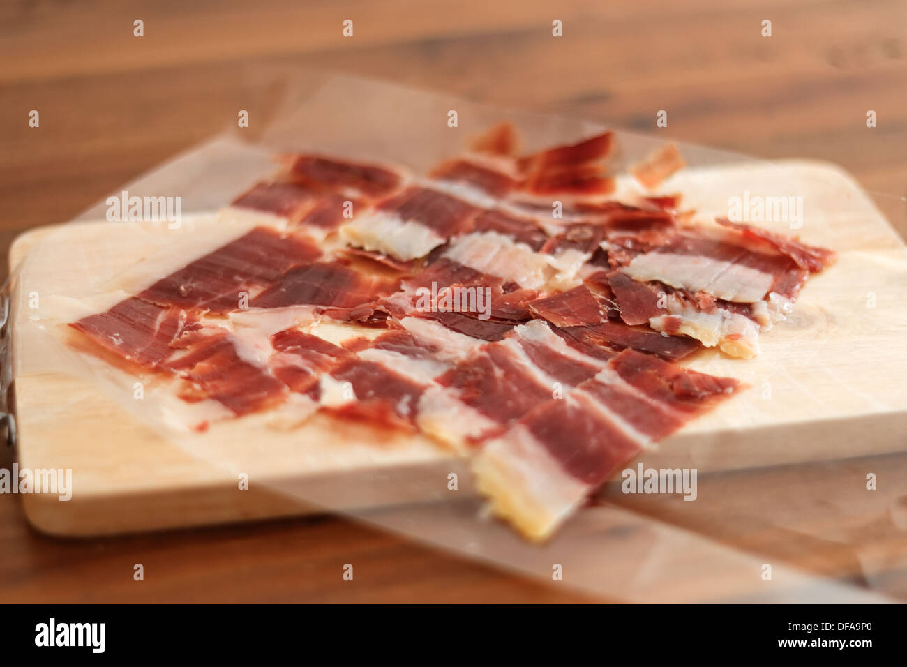 Pata Negra Schinken Stockfoto