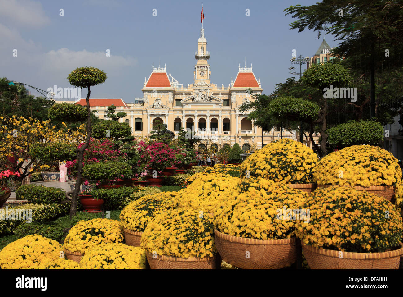 Ho Chi Minh City Hall Stockfoto