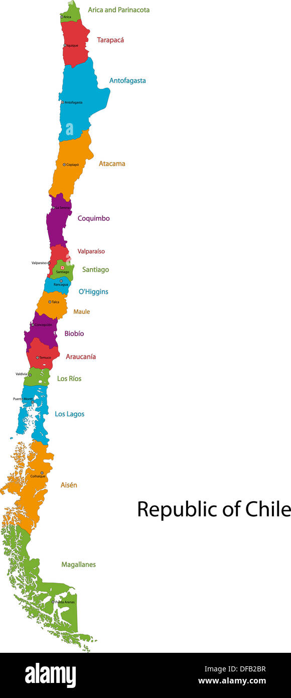 Outline map country chile -Fotos und -Bildmaterial in hoher Auflösung ...