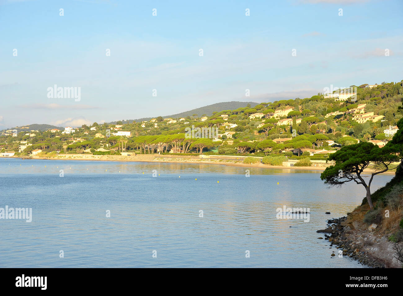 Mittelmeerküste Frankreich Stockfoto