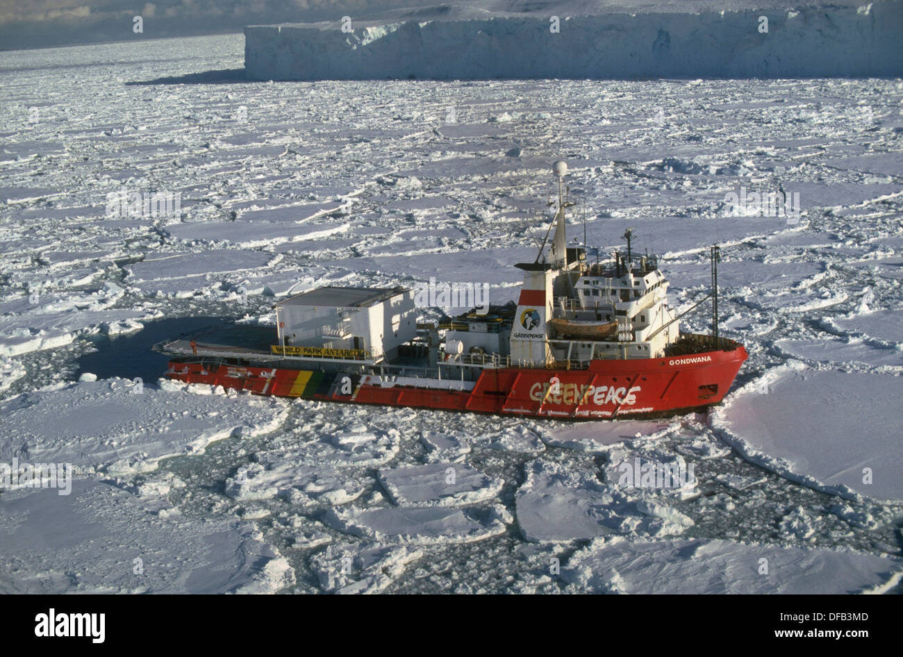 MV Gondwana unterwegs, Terra Nova, Base, Ross-Meer, Antarktis. Stockfoto