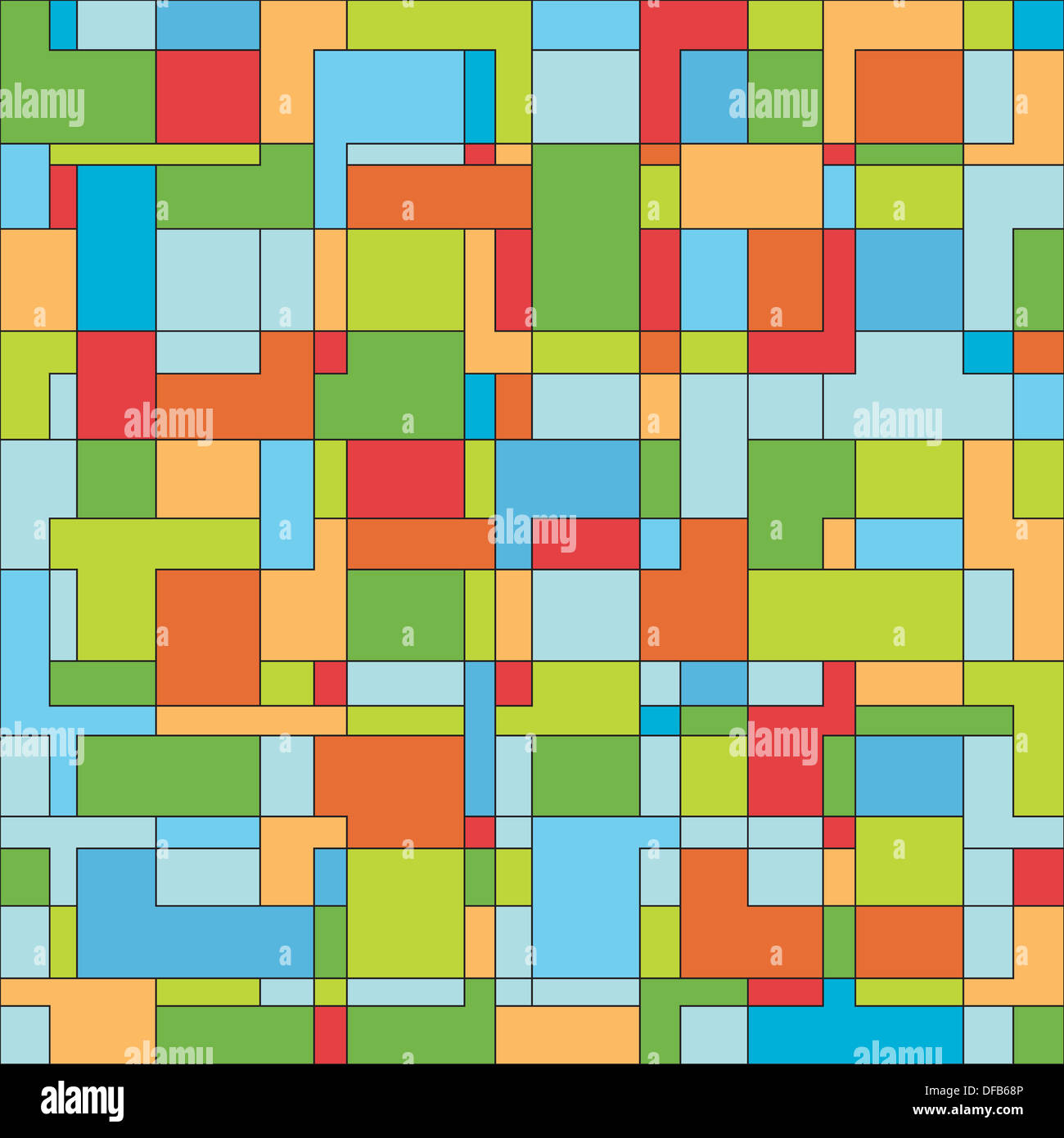 Abstrakte nahtlos gekachelte Vektor Hintergrund Stockfoto