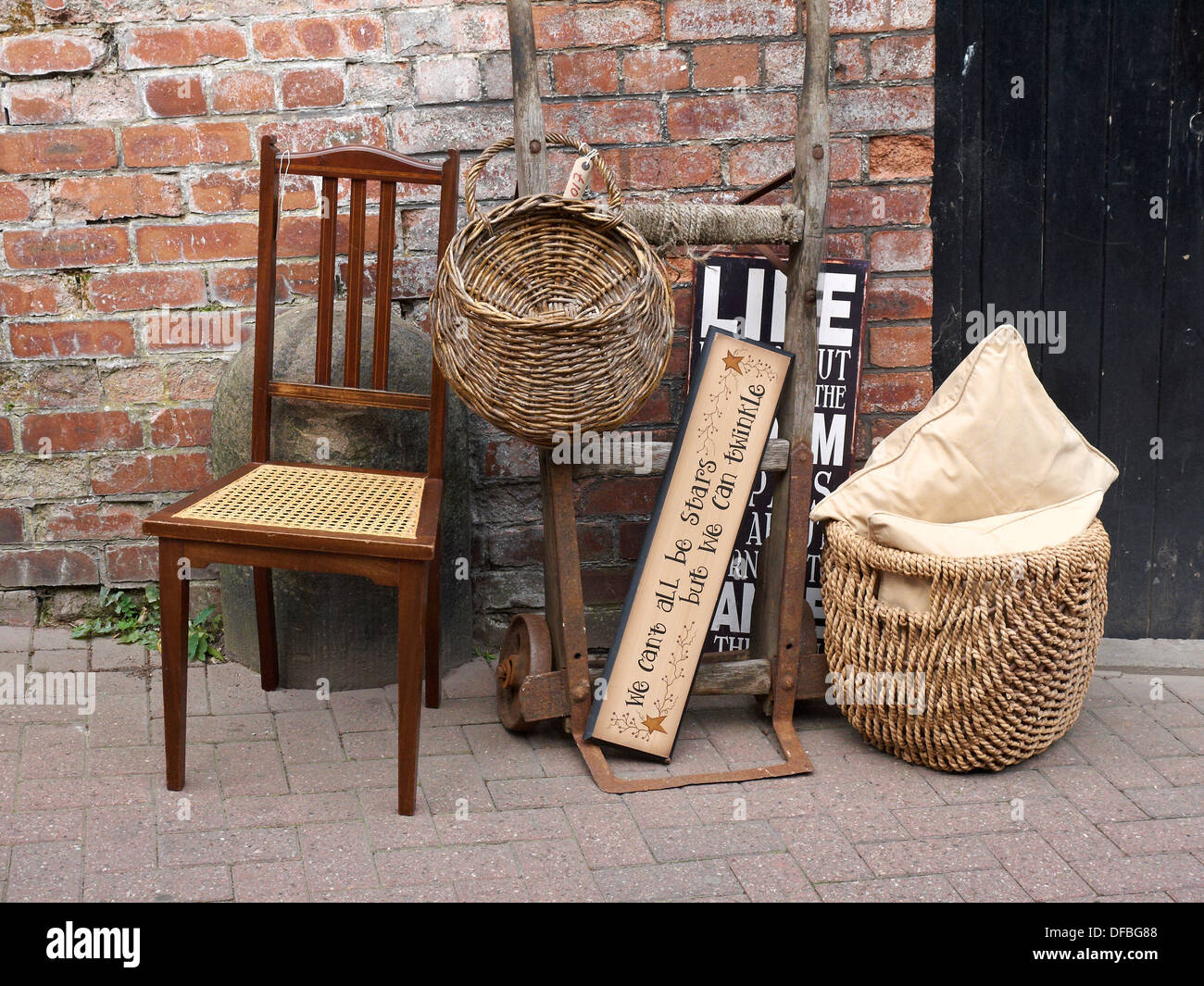 Der kleine Laden in Congleton Cheshire UK Stockfoto
