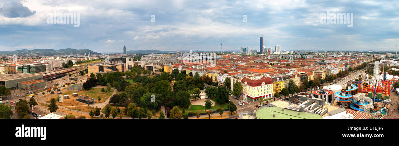 Wien, Österreich - Luftbild der Altstadt Stockfoto