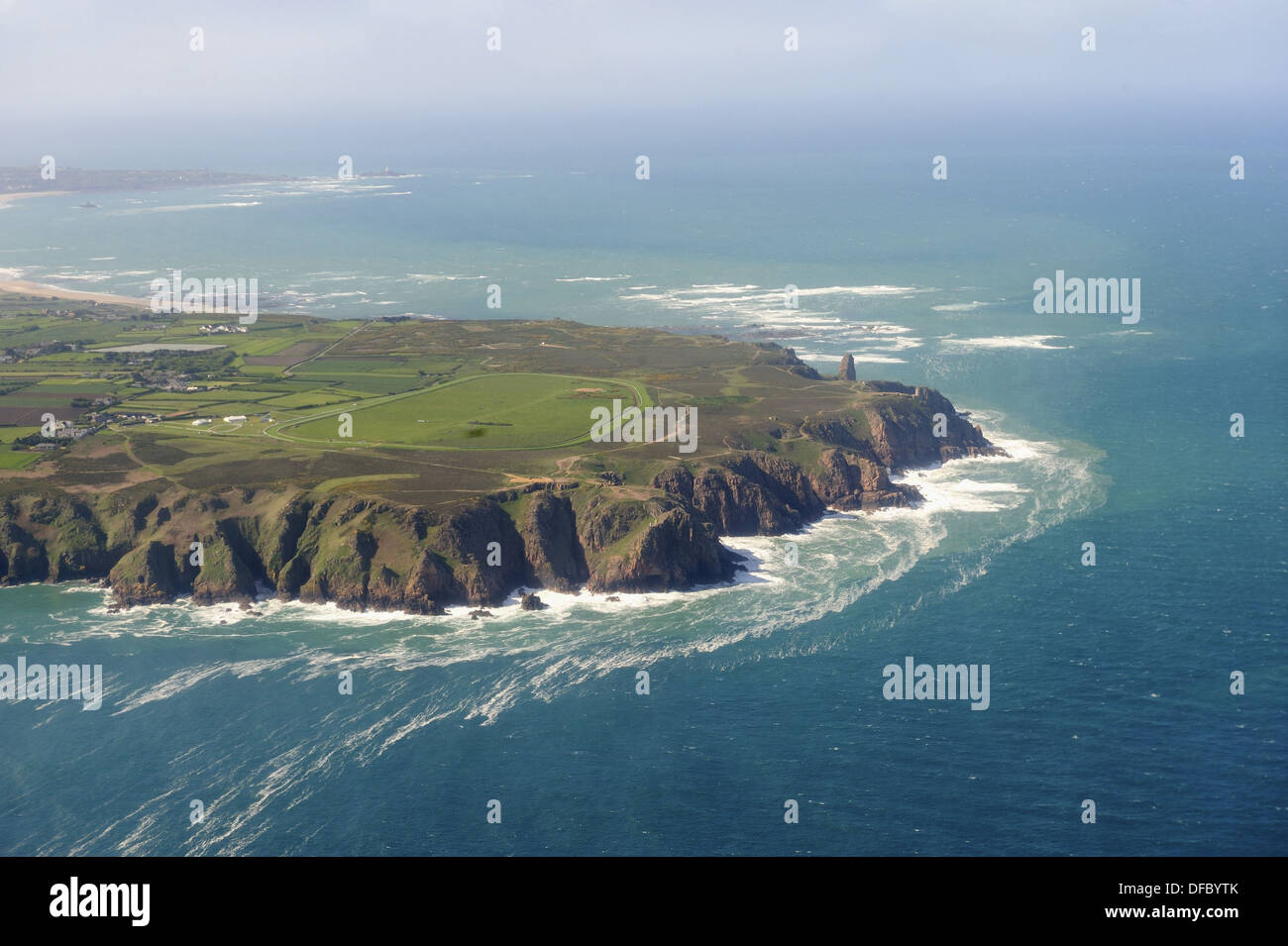 Luftaufnahme von Jersey Channel Islands, UK Stockfoto, Bild 61114275