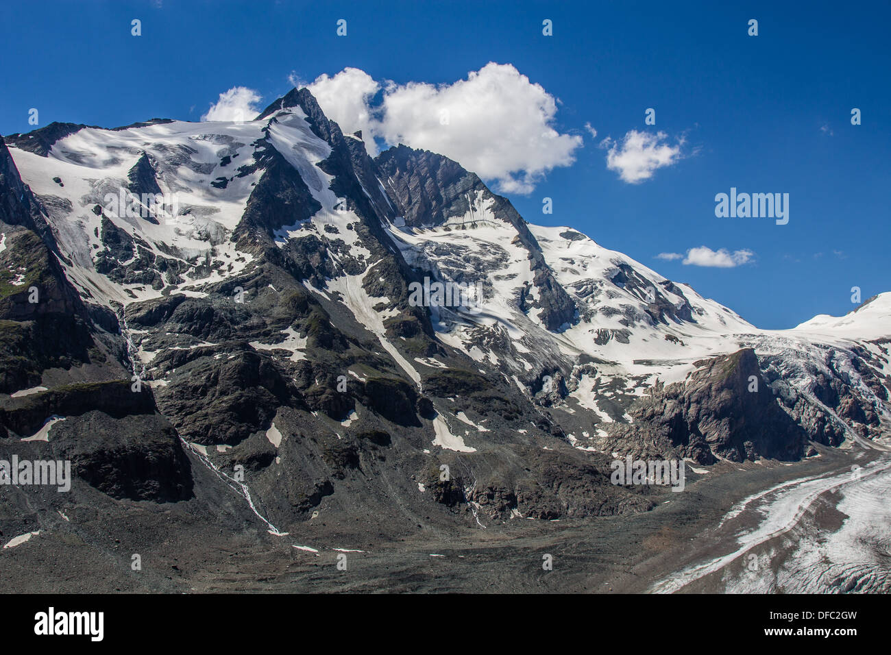 Bilder aus dem Großglockner, Österreich Stockfoto