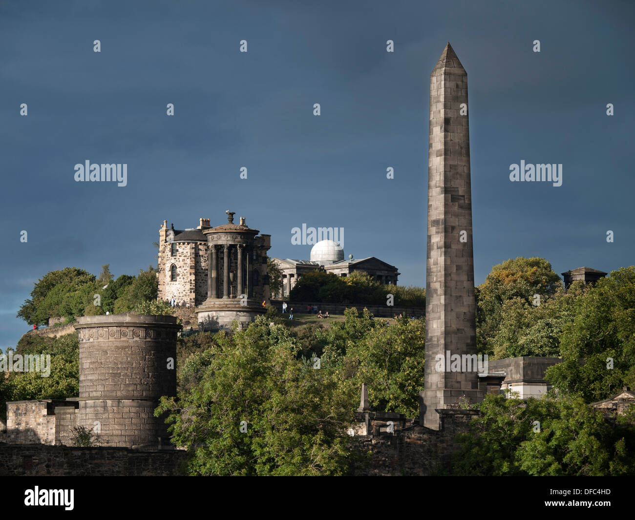 Calton Hill, Edinburgh Stockfoto