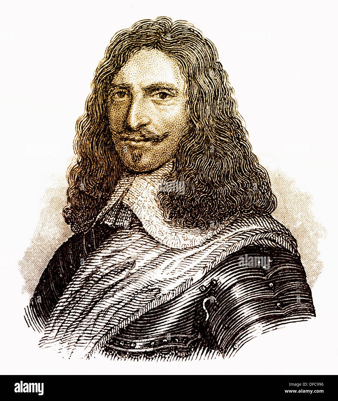 Porträt von Henri De La Tour d ' Auvergne, Vicomte de Turenne, 1611-1675, Marschall-General von Frankreich Stockfoto