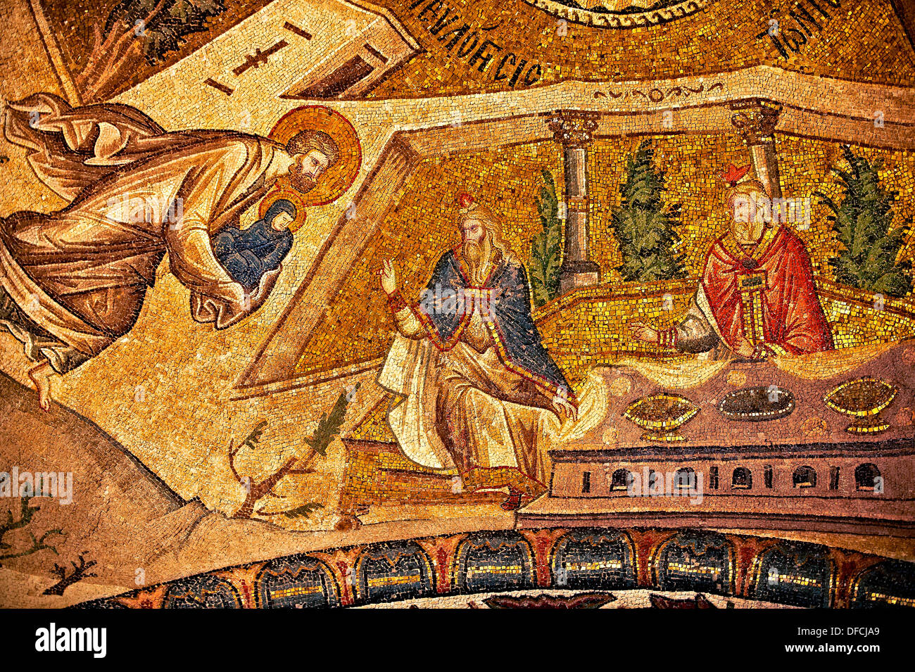 Das 11. Jahrhundert byzantinischen Kirche des Heiligen Erlösers in Chora, Kariye Museum, Istanbul, Türkei Stockfoto