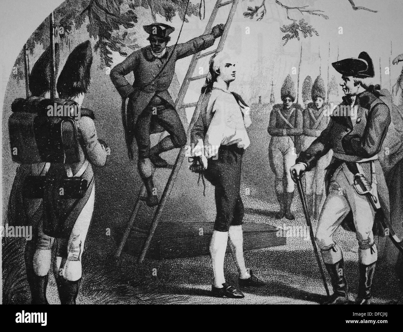 Hinrichtung galgen soldat SchwarzweißStockfotos und bilder Alamy