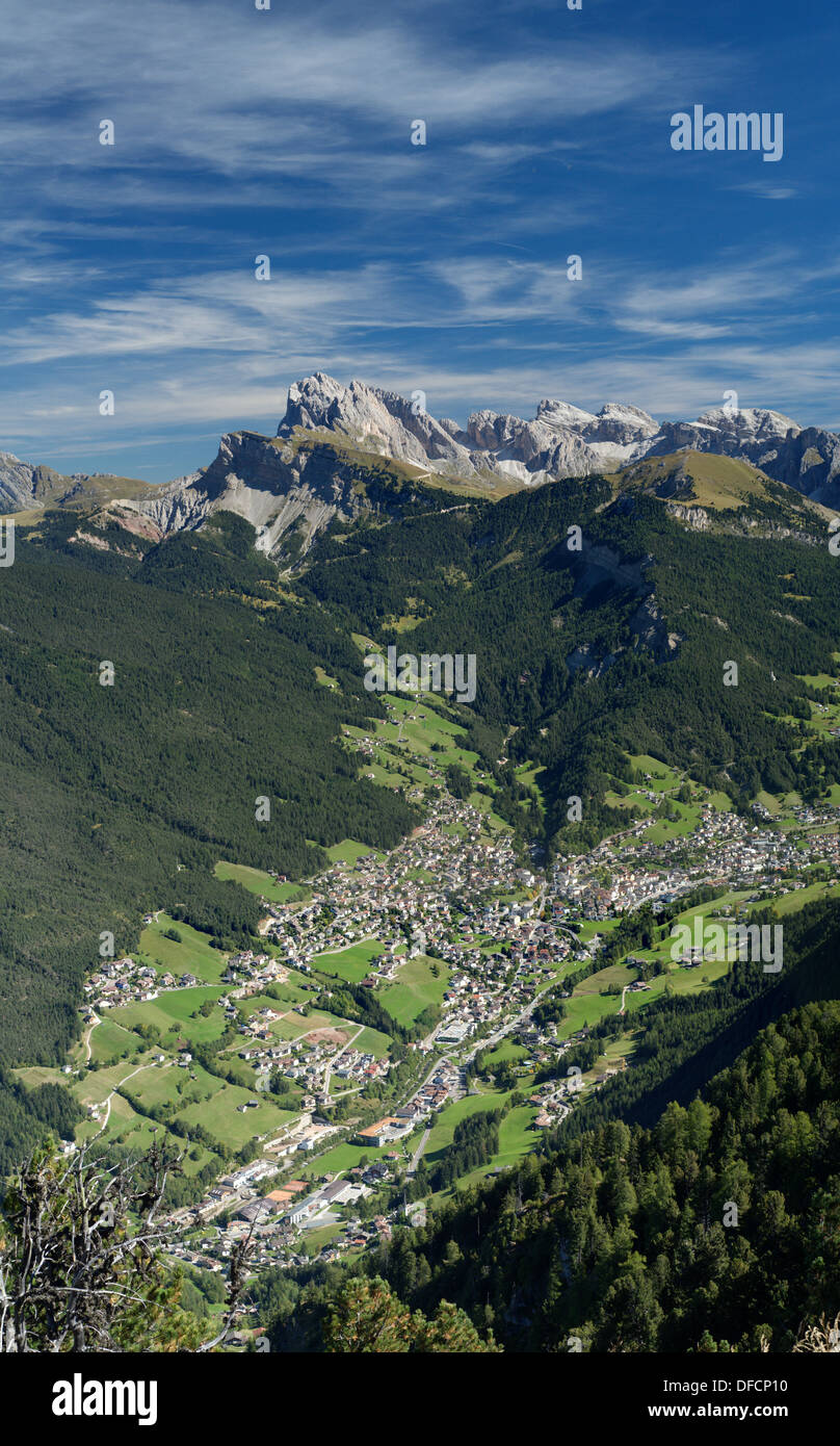 St. Ulrich in Italien Stockfoto