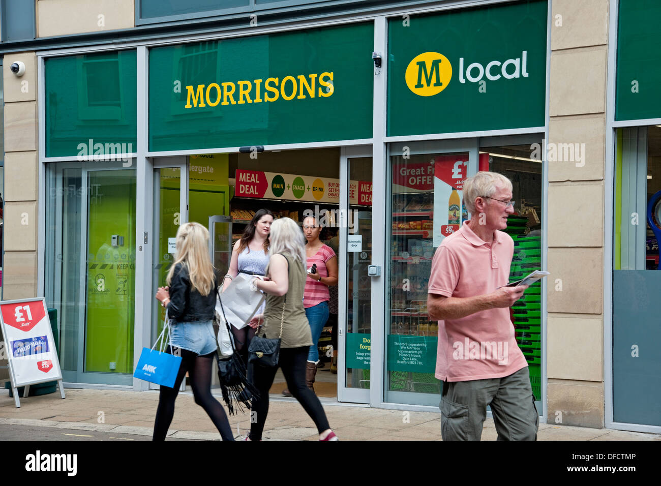 Filiale von Morrisons Supermarkt Spurriegate York North Yorkshire England UK United Kingdom GB Great Britain Stockfoto