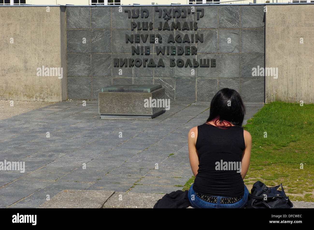 Dachau, KZ, Memorial Site, Bayern, Deutschland, Europa. Stockfoto