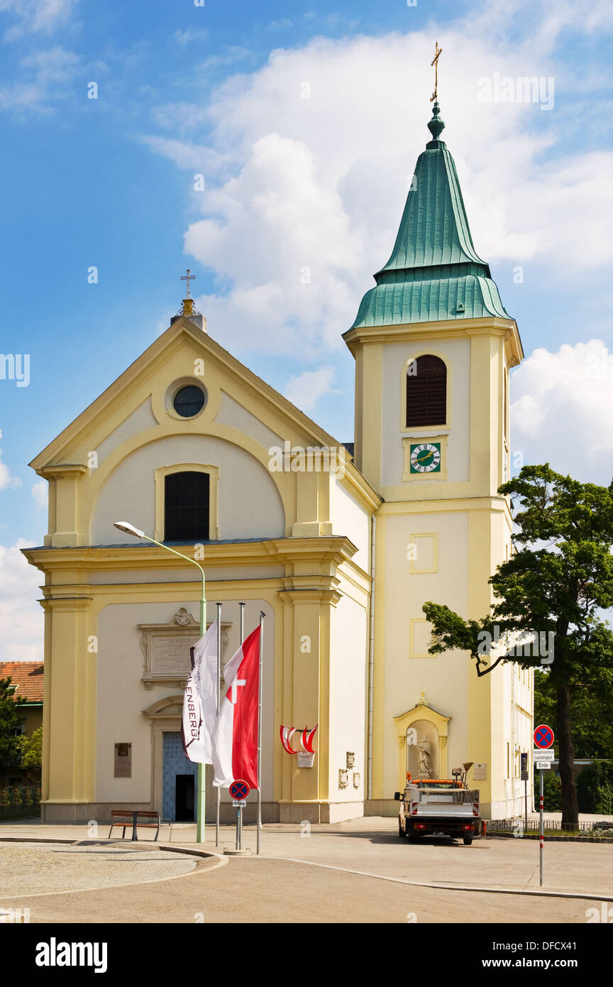 St. Josefskirche am Kahlenberg Wien Holz Stockfoto
