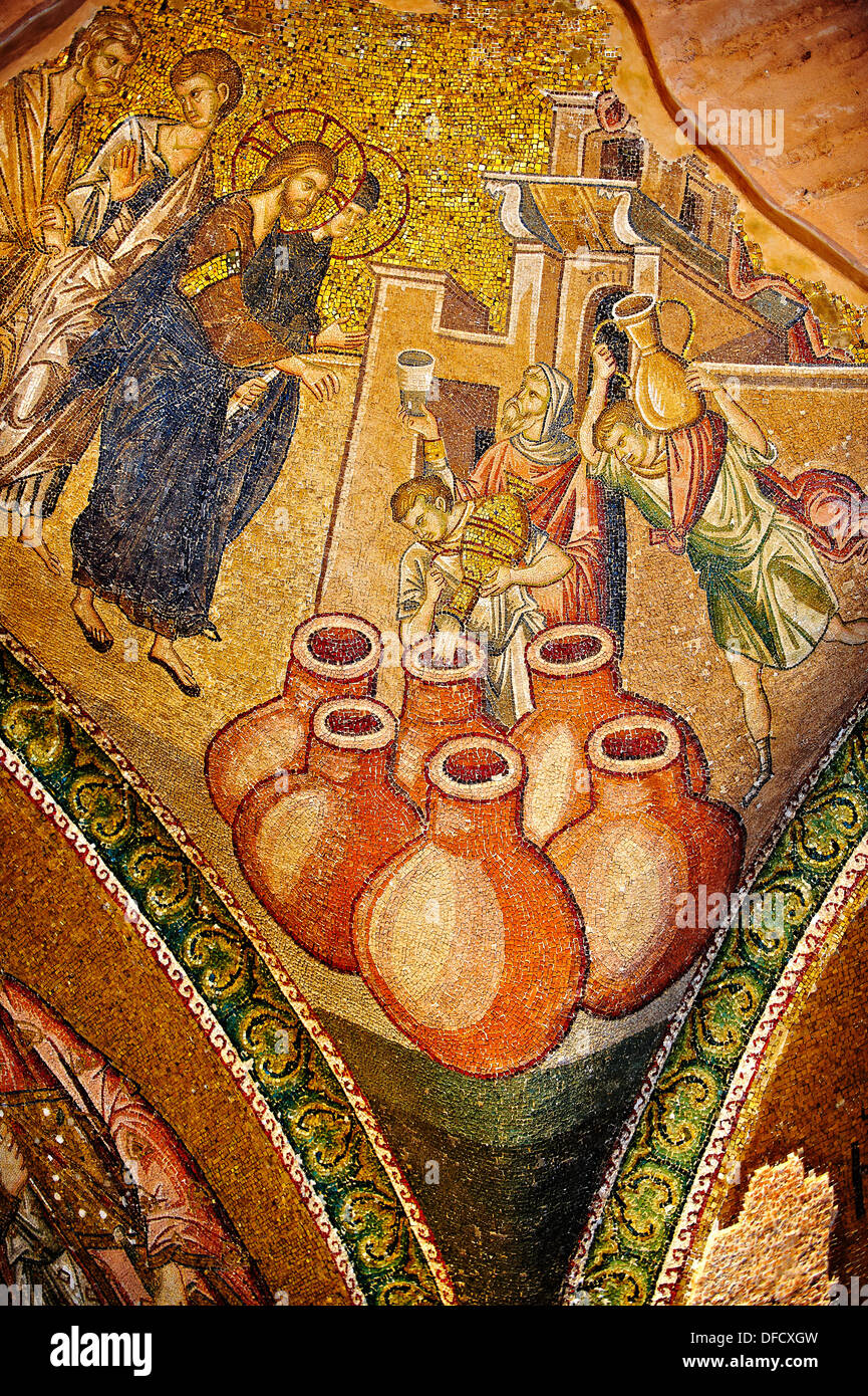 Das 11. Jahrhundert byzantinischen Kirche des Heiligen Erlösers in Chora, Kariye Museum, Istanbul, Türkei Stockfoto