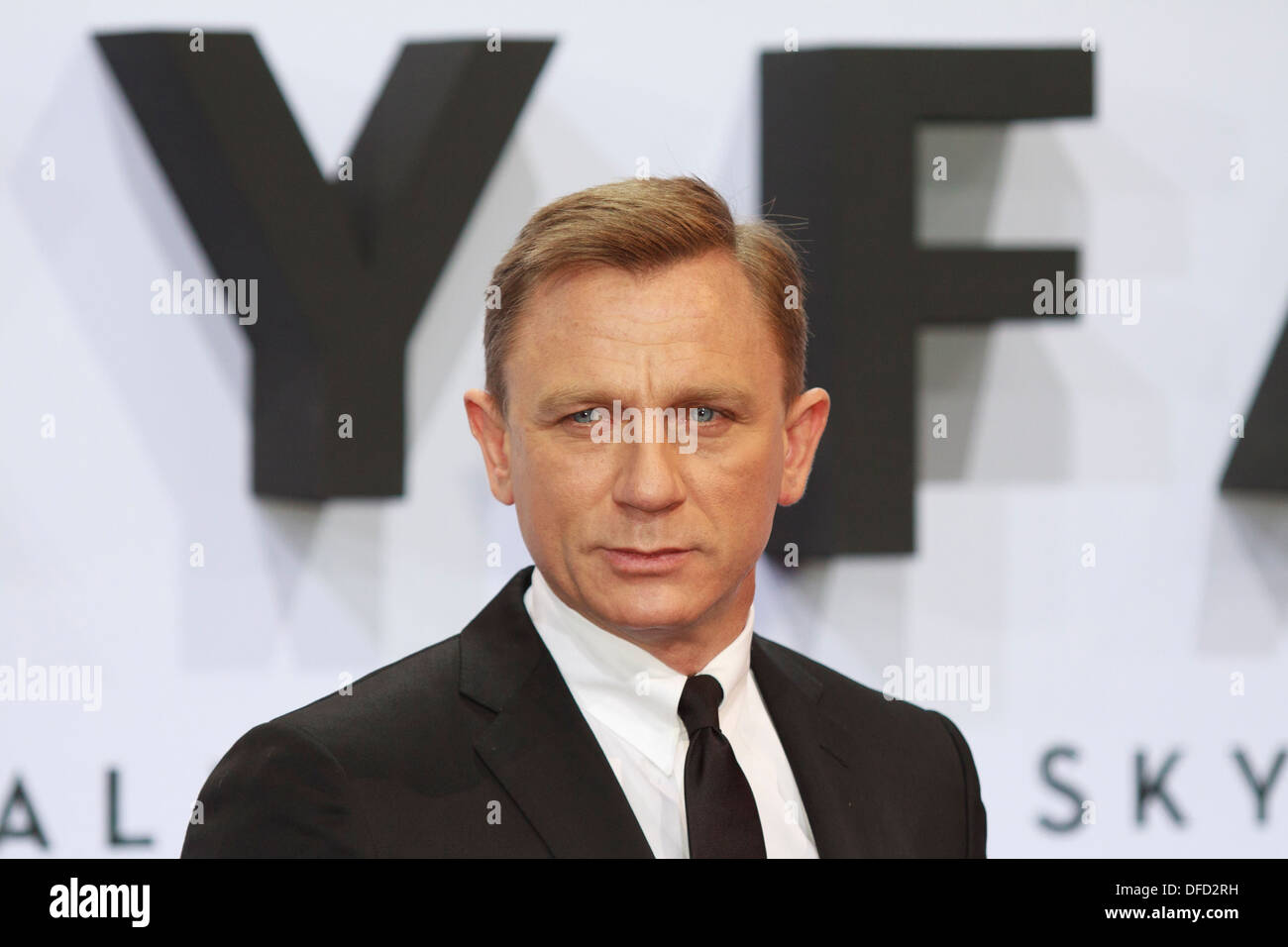 Schauspieler Daniel Craig im Film "Skyfall"-Premiere in Berlin am 30. Oktober 2012 Stockfoto