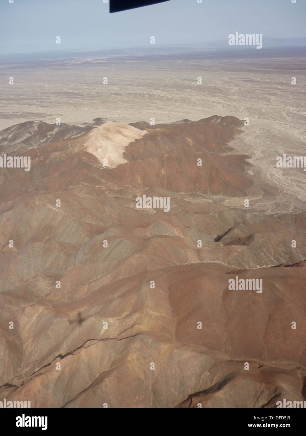 Luftaufnahme von den Linien von Nasca, Peru Stockfoto