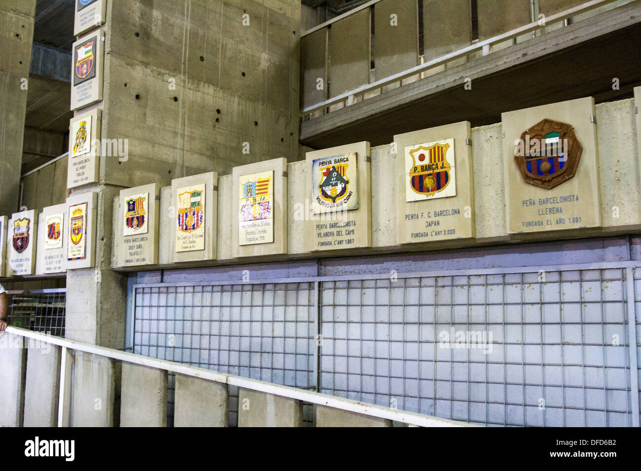 FC Barcelona Fußball-Stadion Stockfoto