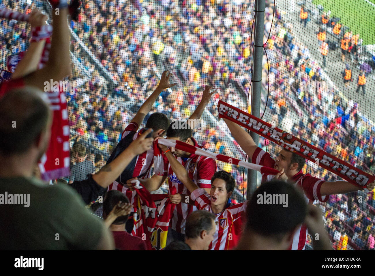 FC Barcelona Fußball-Stadion Stockfoto