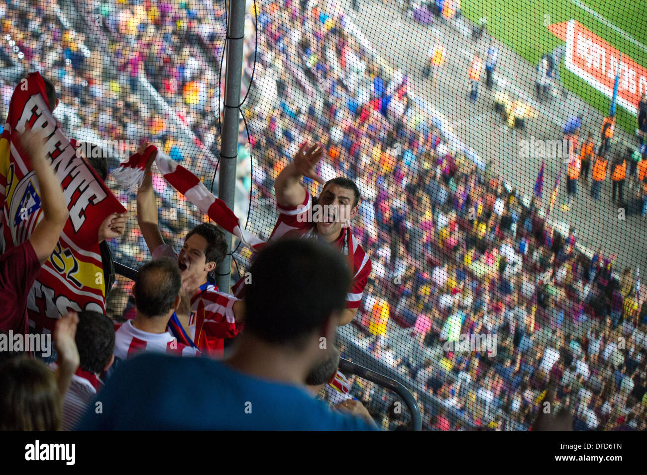 FC Barcelona Fußball-Stadion Stockfoto