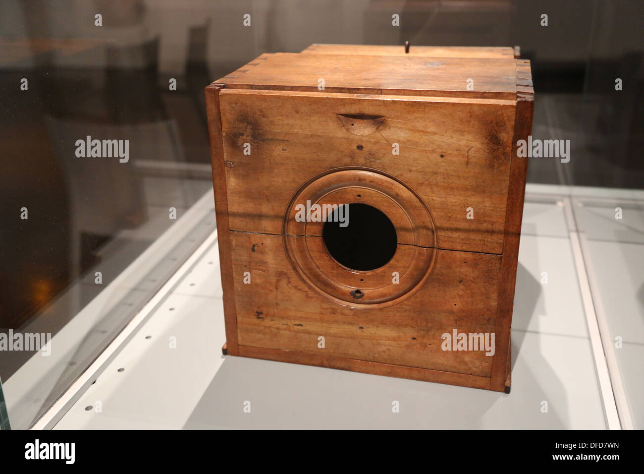 Niepce Kamera - wahrscheinlich die älteste Kamera in der Geschichte Stockfoto
